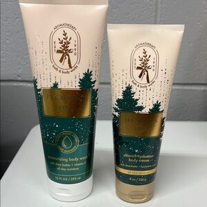 Therapy Eucalyptus Pine Moisturizing Body Wash and Cream Set